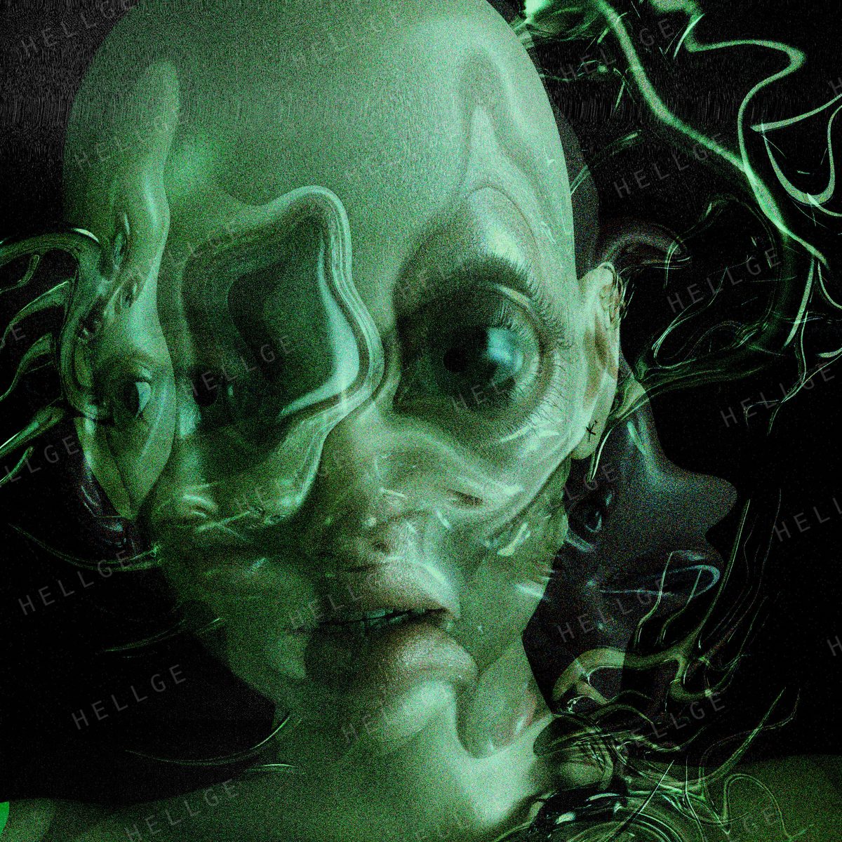 AMNIOTIC — experimental / glitch cover art